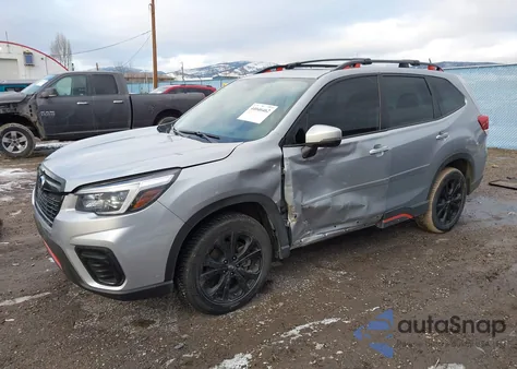 2021 Subaru Forester Sport z USA, uszkodzony, nr VIN JF2SKARC0MH591185